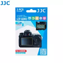 JJC 2x LCD Screen Protector + Top LCD Protector for Canon 6D Mark II