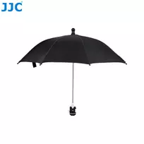 JJC CU-XLM2 Camera Rain Cover Umbrella with Cold Shoe Mount 1/4 inch Thread for DSLR Mirrorless Camcorder