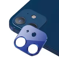 USAMS Apsauginis fotoaparato lęšio stiklas iPhone 12 Metal Blue BH703JTT05 (US-BH703)