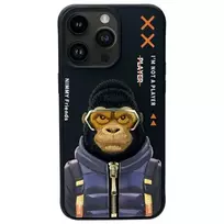 Nimmy Cool&Cute 2.0 Monkey Case for Apple iPhone 15 Pro 6.1 inch Black