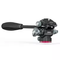 Ulanzi U-190 Panoramic Video Fluid Head with Oil Damping, Aluminum Alloy, 5kg Load, Arca-Swiss Quick Release, 360° Pan, Black