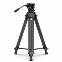 ULANZI MT-81 Tripod with Fluid Head for Filmmaking, 8kg Load, 155cm Height