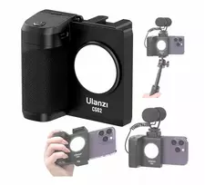 ULANZI CG02 Smartphone Grip su Bluetooth nuotolinio valdymo pulteliu ir LED šviesa