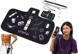ULANZI CO71 Kieto korpuso laikymo krepšys, skirtas DJI Osmo Pocket 3, su kaklo dirželiu
