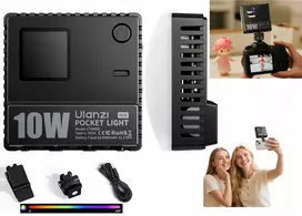 ULANZI C10RGB RGB LED Video Light 10W 1800K-9000K CCT HSI with OLED Display
