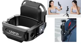 ULANZI PK13 Greito atlaisvinimo laikiklis, skirtas DJI Osmo Pocket 3, GoPro, 1/4 colio sriegis, juodas