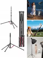 ULANZI T230 2-in-1 Light Stand and Monopod 2.3m 5kg Aluminum Alloy Black