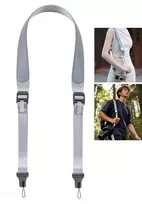 ULANZI CSS1 Antipainis kaklo dirželis su U-snap greito atsegimo sistema, 60 kg, sidabrinis