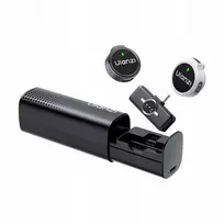 Ulanzi A21 belaidė mikrofonų sistema 2.4GHz Dual Lavalier segtukiniai su USB-C imtuvu ir įkrovimo dėklu
