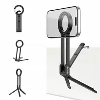ULANZI MA57 Magnetinis telefono laikiklis su trikočio rankena ir šalto bato jungtimi, skirtas iPhone MagSafe