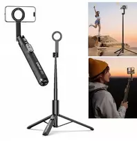 ULANZI SK27 2-in-1 Selfie Stick Tripod su MagSafe magnetiniu laikikliu, 165 cm ištraukimu, Bluetooth nuotolinio valdymo pulteliu, juoda