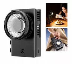 Ulanzi C01 LED Video Light 2700K-6500K su objektyvu
