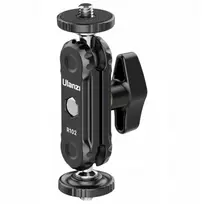 ULANZI R102 Magic Arm 9cm Dual 1/4 inch Thread Mini Articulating Arm for Camera Rig Vlogging