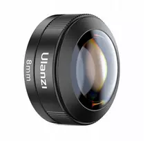 Ulanzi CL-004 8mm „Žuvies akies“ objektyvas išmaniajam telefonui – juodas