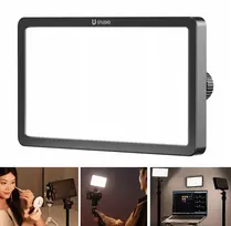 ULANZI K6500 9W RGB LED vaizdo įrašų užpildymo šviesa su magnetiniu laikikliu, „Bluetooth“ programėlės valdymu, OLED ekranu