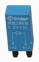 Finder 99.80.3.000.00 Laisvai besisukančio diodo modulis 6-220 VDC