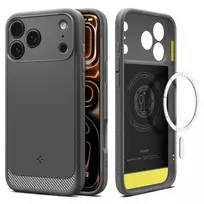 Spigen Rugged Armor Mag MagSafe iPhone 17 Pro Dėklas Pilka