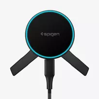 SPIGEN EV15MAQ Essential Magnetic MagSafe Vent Car Mount Wireless Charger 15W Qi2 Black