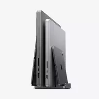 SPIGEN LD208S4 Vertikalus nešiojamojo kompiuterio stovas Space Grey