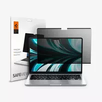 Spigen Safe View privatumo filtras, skirtas MacBook Air 13,6 colio M2 2022 / M3 2024 / M4 2025 / M5 2026
