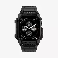 SPIGEN Rugged Armor Pro Apple Watch 10/11 (42 mm) Matte Black Case with Integrated Band