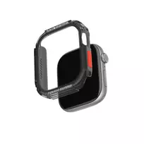 SKINARMA Atom Protective Bumper Case for Apple Watch 46mm - Smoky
