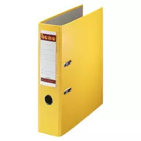 Bene 291400GE Lever Arch File A4 Geltonas 80 mm Stuburas 600 Lapų Medžio Drožlių Plokštės/Popieriaus/Plastiko Laminuotas Kartonas