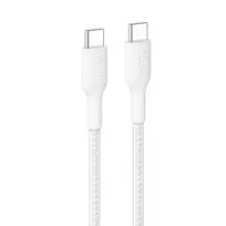 Belkin BOOSTCHARGE Braided USB-C į USB-C laidas 60W PD 2m baltas