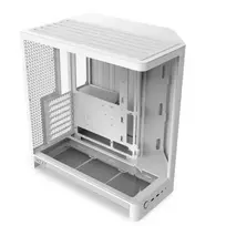 NZXT H6 2026 vidutinio bokšto oro srauto žaidimų korpusas baltas su grūdintu stiklu