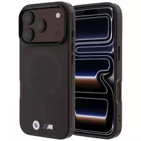 BMW M IML Frosted Metal Logo & Trims MagSafe dėklas, skirtas iPhone 18 Pro Max / 17 Pro Max – bordo spalvos