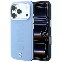 BMW Sign Centered Deboss MagSafe dėklas, skirtas iPhone 18 Pro / 17 Pro – mėlynas