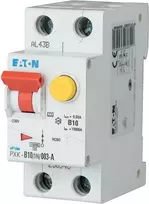 Eaton PXK-B10/1N/003-A RCBO 10A 30mA Type A 1P+N 230V 6kA 2 moduliai