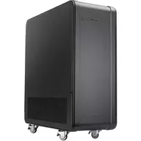 SilverStone Technology ALTA G1M Micro-ATX korpusas - juodas, grūdintas stiklas, 90° pagrindinės plokštės pasukimas, 180mm Air Penetrator ventiliatorius