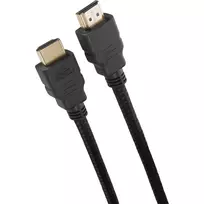 One For All Premium High Speed HDMI laidas su Ethernet 1,5 m – sertifikuotas 4K 60Hz HDR, 18Gbps, auksu padengtas, juodas