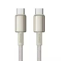 Baseus Tungsten Gold USB-C į USB-C laidas 100W 1m auksinis