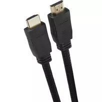 One For All Premium High Speed HDMI laidas su Ethernet, 3,0 m, 4K@60Hz, HDR, ARC, HDCP 2.2, auksu dengtos jungtys, juodas