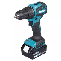 Makita DHP490TJX9 18V bešepetinis kombinuotas plaktukinis gręžtuvas su 2x 5,0Ah baterijomis, įkrovikliu ir MAKPAC dėklu