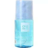 One For All CS4020 ekranų valymo rinkinys su 200 ml purškikliu ir mikropluošto šluoste