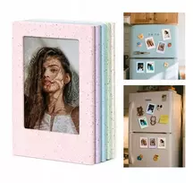 LOVEINSTANT 5x magnetinių nuotraukų rėmelių rinkinys Fujifilm Instax Mini – pastelinės spalvos, tvirtinimas prie šaldytuvo