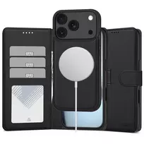 Tech-Protect MagSafe piniginė, skirta iPhone 17 Pro / 18 Pro, matinė juoda