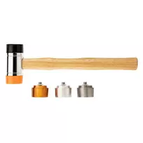 NEO TOOLS minkšto smūgio plaktukas su keičiamais antgaliais 660 g, 45 mm, stiklo pluošto rankena