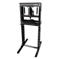 NEO TOOLS 20 Tonų hidraulinis dirbtuvių presas, H formos rėmas, rankinis, reguliuojamas stalas, raudonas/juodas