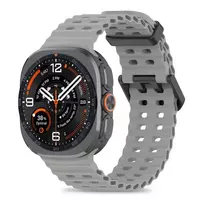 Tech-Protect Iconband Pro silikoninis dirželis, skirtas Samsung Galaxy Watch Ultra 1/2 47 mm, pilkas