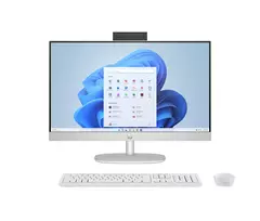 HP All-in-One 24 - Intel Core Ultra 5 125U | 23,8 colio Full HD IPS | 16GB DDR5 | 512GB SSD | Windows 11 Home | Baltas