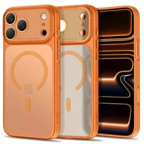 TECH-PROTECT MagPrime MagSafe dėklas, skirtas iPhone 17 Pro Max / 18 Pro Max – matinis kosminės oranžinės spalvos