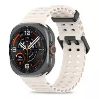 Tech-Protect Iconband Pro dirželis, skirtas Samsung Galaxy Watch Ultra 1/2 47mm, Starlight, fluoroelastomerinis sportinis dirželis