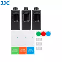 JJC 3 vnt. 1L HDPE cheminės talpyklės tamsiam kambariui