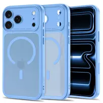 TECH-PROTECT MagPeak MagSafe dėklas, skirtas iPhone 17 Pro Max / 18 Pro Max, matinė šviesiai mėlyna