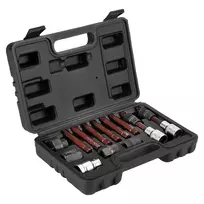 NEO TOOLS Generatoriaus laisvos eigos skriemulio nuėmimo rinkinys, 13 dalių, chromo vanadžio plienas, 1/2 colio pavara, spline/Torx/Hex antgaliai