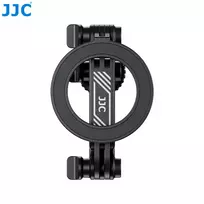 JJC MS-CS1 MagSafe magnetinis laikiklis su 1/4 colio-20 sriegiu ir GoPro suderinamumu, juodas